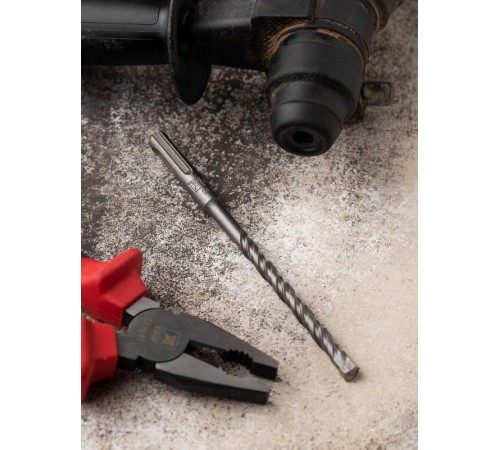 Бур по бетону SDS-plus 8х160 мм (2 резца)(4S спираль) EKF Master  db-8-160-2x4  EKF