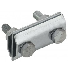 Заж. соед. двойн. сквозной пр.-пр. 8мм оц. сталь  ZCC84-11-1-08  IEK