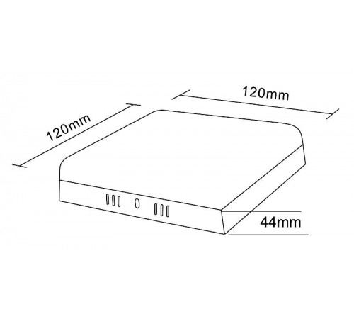 Светильник светодиодный накладной LED 16-18-4K квадратный 18Вт 4000К  Б0054338  ЭРА