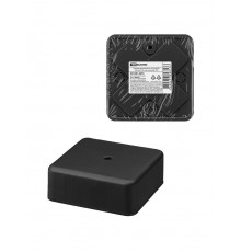 Коробка распаячная КР 75х75х28 ОП черная, IP40, инд. штрихкод TDM  SQ1401-0955  TDM