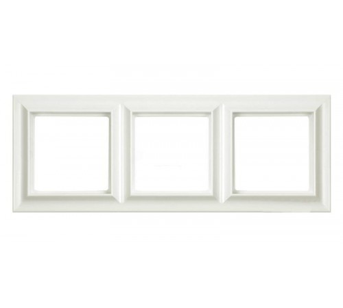 Рамка 3-поста; Eco Profi  Standart; термопласт; слоновая кость  EPS483  Jung