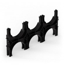 Кластер для двустенных труб d110 мм, тройной, двухсторонний (66 шт/кор)  PR13.02581  Промрукав