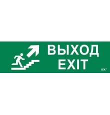 Этикетка самокл. 310х90мм "Выход/лест. вверх/фигура"   LPC10-1-31-09-VLVVF  IEK