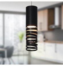 Светильник подвесной (подвес) PL22 BK MR16 GU10 потолочный цилиндр черный  Б0058508  ЭРА