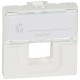 Лицевая панель для информационных розеток - Программа Mosaic - для коннектора формата Keystone - 2 модуля - белый  078604  Legrand