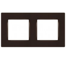 Рамка для розеток и выключателей  Серия 12 12-5202-13 на 2 поста, Классик, бронза  Б0067787  ЭРА