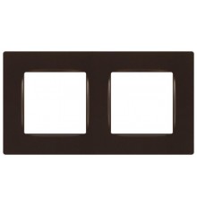 Рамка для розеток и выключателей  Серия 12 12-5202-13 на 2 поста, Классик, бронза  Б0067787  ЭРА