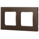 Рамка для розеток и выключателей  Серия 12 12-5202-13 на 2 поста, Классик, бронза  Б0067787  ЭРА
