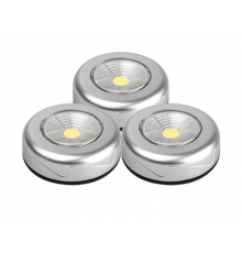 Светильник пушлайт (подсветка) TF3-3xL1W-sr (3 x серебр.)  .5033702  ФАZА