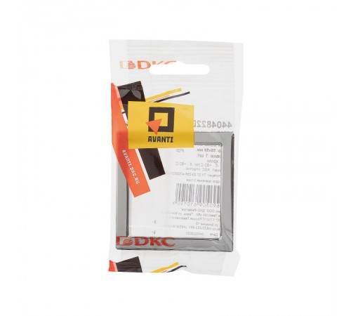 Декоративная вставка для рамок из натуральных материалов Avanti хром, 2 мод.  4404822D  DKC