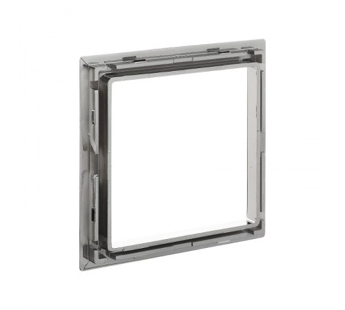 Декоративная вставка для рамок из натуральных материалов Avanti хром, 2 мод.  4404822D  DKC