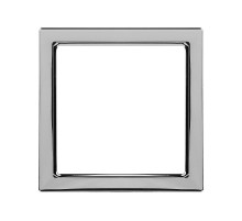 Декоративная вставка для рамок из натуральных материалов Avanti хром, 2 мод.  4404822D  DKC