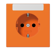 SCHUKO®-розетка 16 A / 250 B ~с дополнительной защитой и полем для надписи LS1520INAO Jung