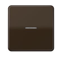 Клавиша для KNX кнопки, 1 группа с окошком; дюропласт; коричневый  CD101KO5BR  Jung