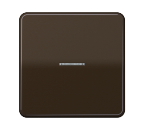 Клавиша для KNX кнопки, 1 группа с окошком; дюропласт; коричневый  CD101KO5BR  Jung