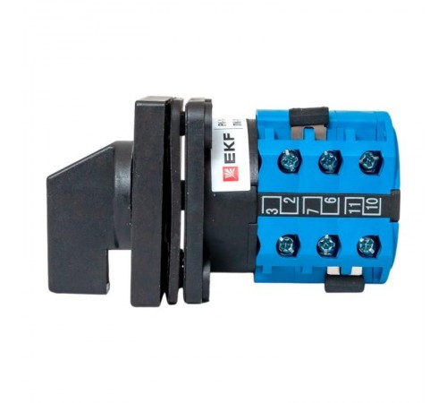 Переключатель кулачковый ПК-1-102 10А 2P "0-1-2-3" IP65  pk-1-102-10-65  EKF