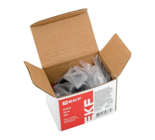 Переключатель кулачковый ПК-1-101 25А 1P "0-1-2-3" IP65  pk-1-101-25-65  EKF