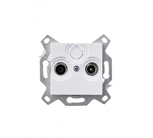 ABB Levit Белый Розетка TV-R проходная 7дБ  5011H-A03607 03W  2CHH083607A6003  ABB