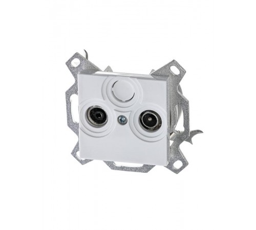 ABB Levit Белый Розетка TV-R проходная 7дБ  5011H-A03607 03W  2CHH083607A6003  ABB