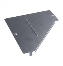 Крышка переходника левого Стандарт INOX (AISI 316) 400х150  PR16.5582  Промрукав