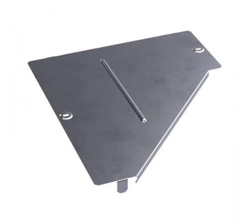 Крышка переходника левого Стандарт INOX (AISI 316) 400х150  PR16.5582  Промрукав