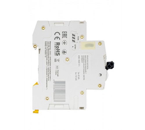 Выключатель автоматический двухполюсный M06N 2P C 63А 6кА ARMAT  AR-M06N-2-C063  IEK