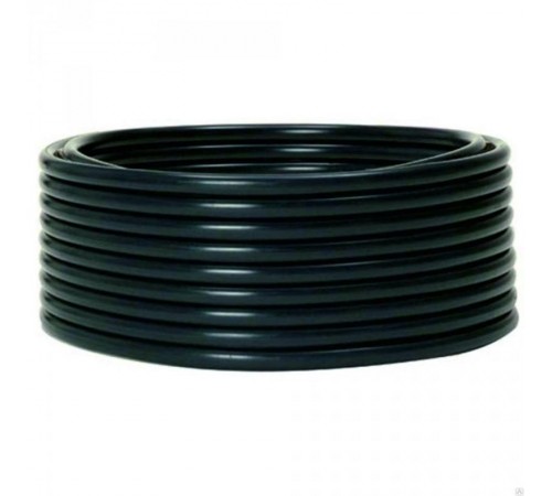 Труба гладкая жесткая ПНД черная d50мм (100м) EKF PROxima  tpndg-50  EKF