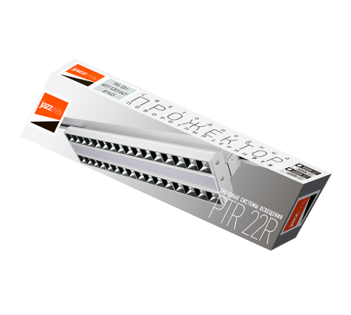 Светильник светодиодный трековый PTR 2296R 1F2S 96w 4000K 60°,120°,60° WH (белый) 540mm IP40  .5039452  Jazzway