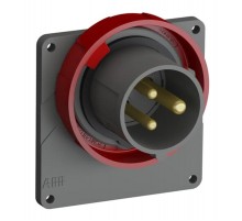 Вилка с прямым фланцем Easy&Safe 216EBU9W,16A,2P+E,IP67,9ч2CMA101260R1000 ABB