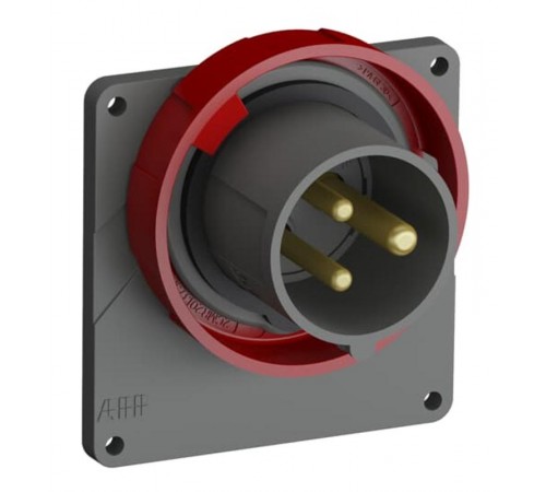 Вилка с прямым фланцем Easy&Safe 216EBU9W,16A,2P+E,IP67,9ч2CMA101260R1000 ABB