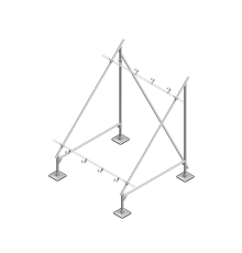 Опорная конструкция для установки солнечной панели/коллектора TECHNORAPTOR STEELFOOT  KM-TR-STF-SSfSPI-C  КМ - профиль
