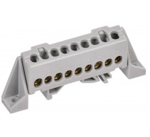 TEKFOR Шина L "фаза" в комбинированном DIN-изоляторе "Стойка" 6х9-9-Ср  TF-NN10-09-DP-K03  IEK