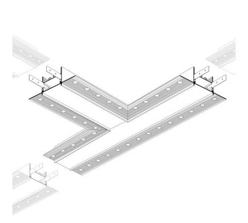 Тройник SL-LINIA45-FANTOM (Arlight, Металл)  030107  Arlight