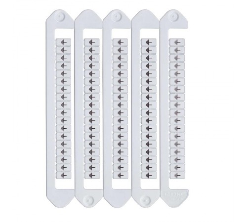 Маркировка для клемм, ширина 5 мм, символ "заземление", горизонтальная ориентация  NUTB-5-EARTHH  DKC