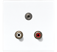 2x Cinch Audio (RCA) / Stereo разъем (TRS 3.5 mm) MALS1011WW Jung