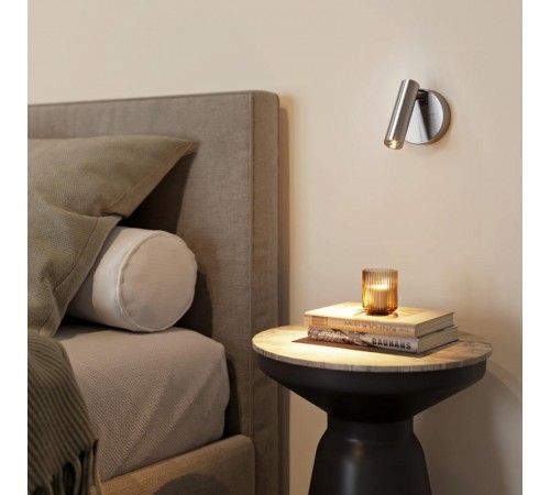 Светильник SP-BED-NB-R90-3W Warm3000 (NI, 20 deg, 230V) (arlight, IP20 Металл, 3 года)  034074  Arlight