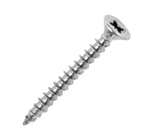 Саморез универсальный острый с потайной головкой 6x120 цинк в карт (100шт/уп)  PR08.8562  Промрукав