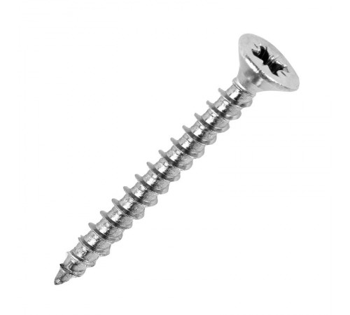Саморез универсальный острый с потайной головкой 6x120 цинк в карт (100шт/уп)  PR08.8562  Промрукав