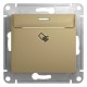Glossa Титан Выключатель карточный, сх.6  GSL000469  SE