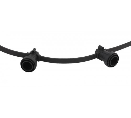 Гирлянда Белт-лайт ERABL-L100/S40 Е27, шаг 40 см, IP65, 2 жил., 2х1,5мм2, каучук, медь, бухта 1  Б0049178  ЭРА