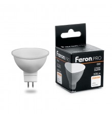 Лампа светодиодная .PRO LB-1606 MR16 G5.3 6W 2700K OSRAM LED  38083  Feron