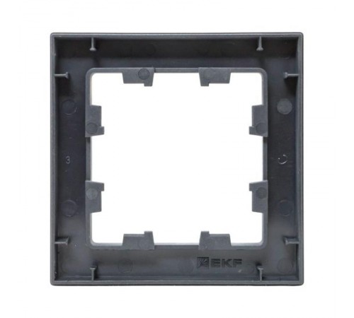 1 - местная рамка, графит, пластик Эпика  UP1-FPG-01 EKF