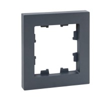 1 - местная рамка, графит, пластик Эпика  UP1-FPG-01 EKF