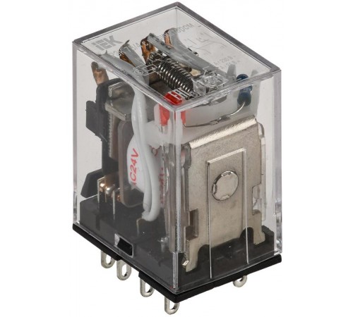 Реле РЭК78/4(MY4) с индикацией 3А  24В АC   RRP20-4-03-024A-LED  IEK
