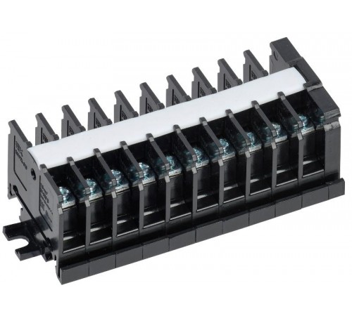 Блок зажимов БЗН TK-010 1,5 мм2 10А на DIN-рейку 10 пар  YZN43-10-001-K02  IEK