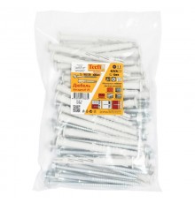 Дюбель фасад. с шурупом шест.гол. с шлицем TORX прессшайба 10x120 (30 шт) - пакет  147650  Tecfi