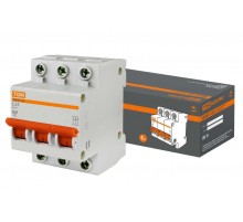 Выключатель автоматический трехполюсный ВА47-63 25А C 4,5кА  SQ0218-0021  TDM