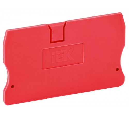 Заглушка для КПИ 2в-1,5/2,5 красная   YZN11D-ZGL-002-K04  IEK 