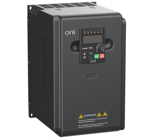 Преобразователь частоты A150 380В 3Ф 5,5кВт 13А со встроенным тормозным модулем  A150-33-55NT  ONI