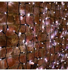 Гирлянда "Светодиодный Дождь" 2х3м, постоянное свечение, черный провод, 230 В, диоды БЕЛЫЕ, 760 LED  235-145  NEON-NIGHT